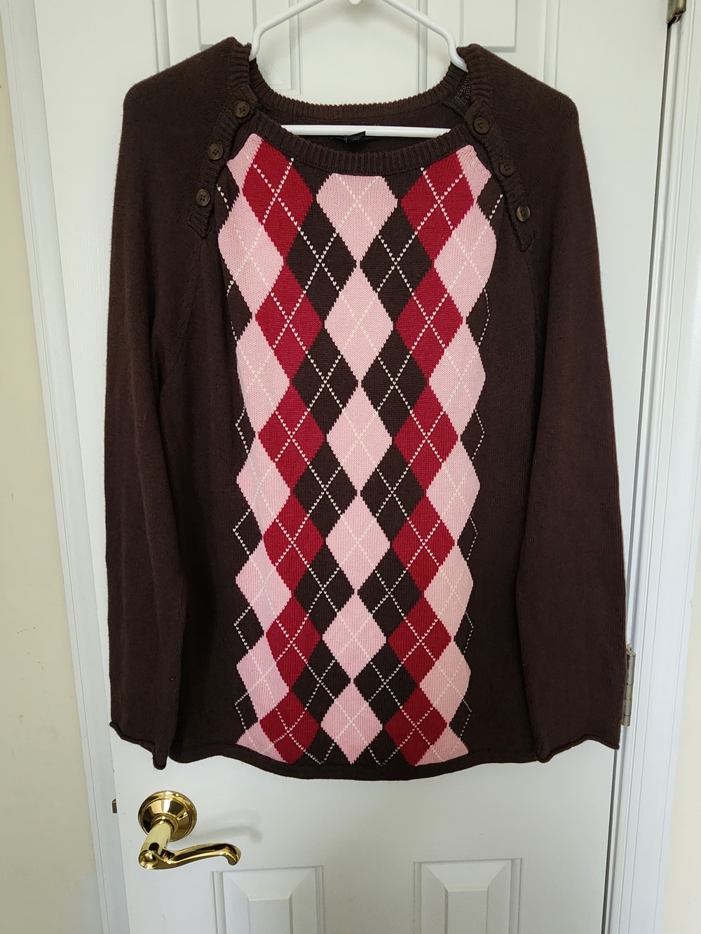 Tommy Hilfiger Y2K Vintage Argyle Sweater